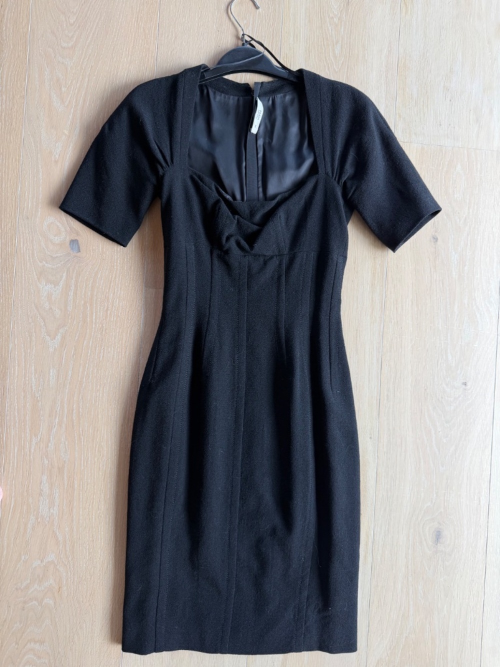 Prada black dress size 38